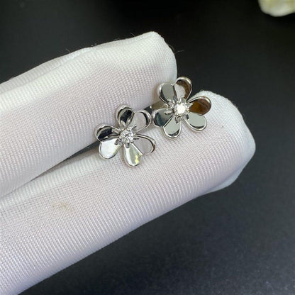 [Clover Jewelery]FRIVOLE MINI SILVER FLOWER EARRINGS