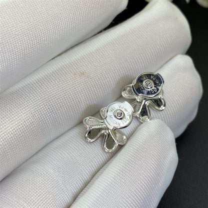 [Clover Jewelery]FRIVOLE MINI SILVER FLOWER EARRINGS