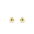 [Clover Jewelry]FRIVOLE BLUMEN MALACHIT OHRRINGE