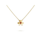 [Clover Jewelry]FRIVOLE GOLDBLUMEN-HALSKETTE