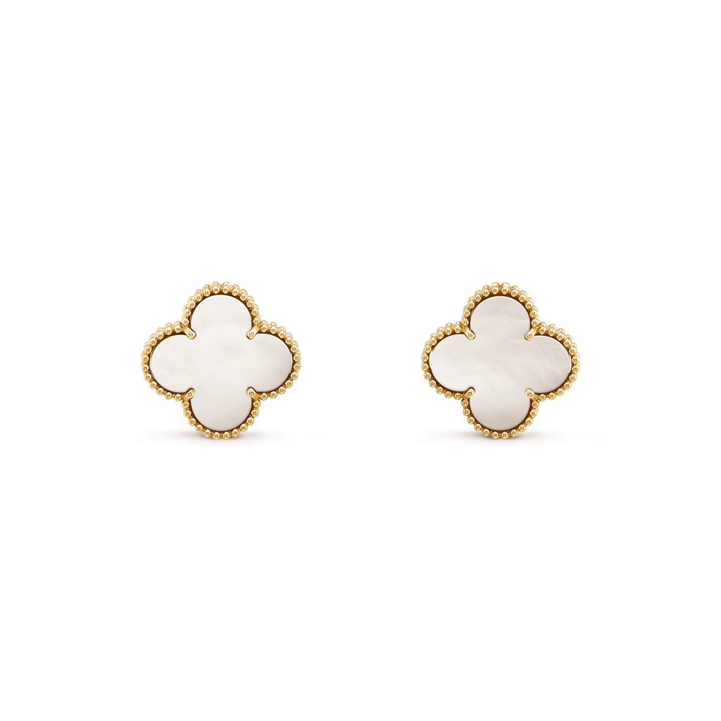 [Clover Jewelry]クローバー ミニ ゴールド イヤリング