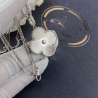 [Clover Schmuck]KLEE 25MM SILBER GROSSER KLEE HALSKETTE