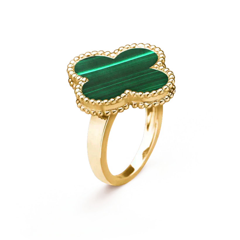 [Clover Jewelery]CLOVER MALACHITE RING