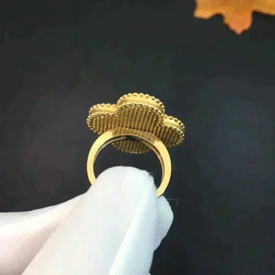 [Clover Jewelery]CLOVER MALACHITE RING