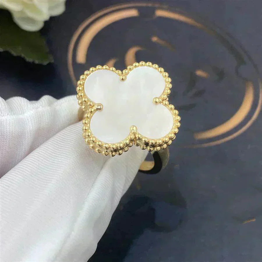 [Clover Jewelery]CLOVER WHITE MOP RING