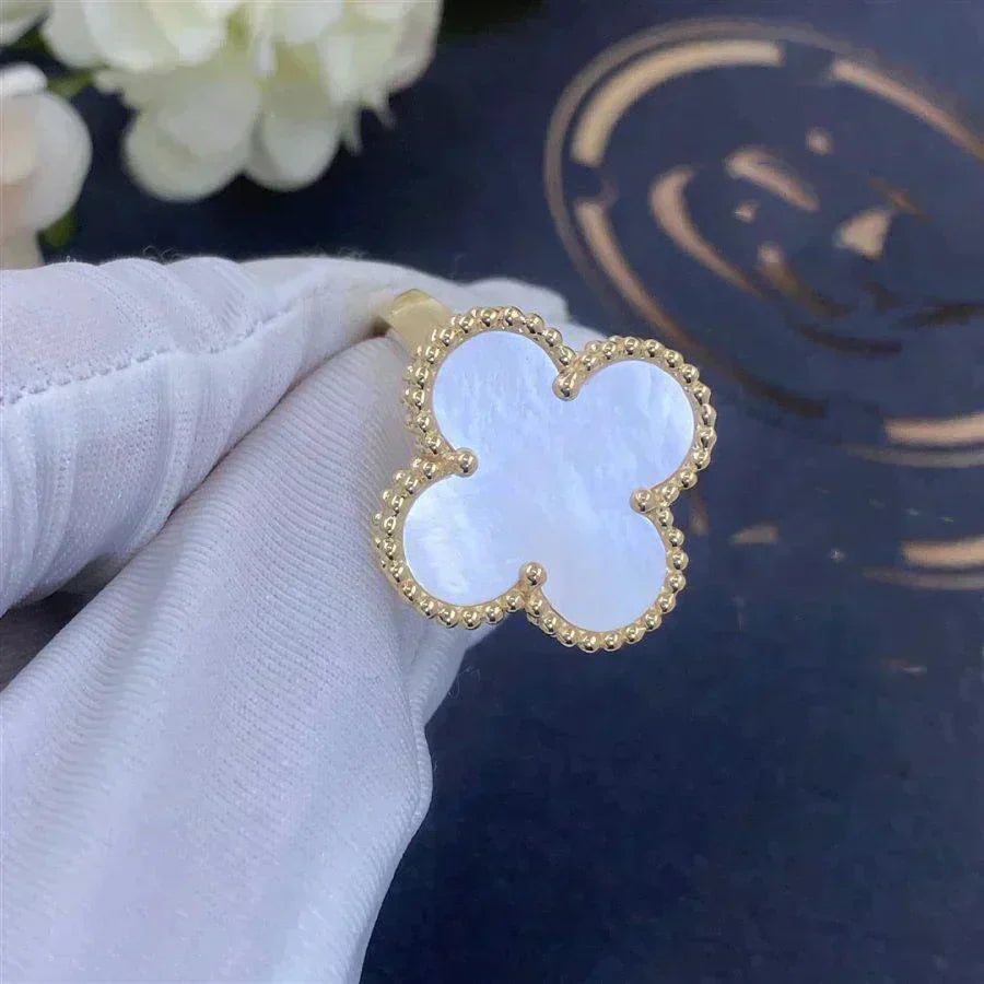 [Clover Jewelery]CLOVER WHITE MOP RING