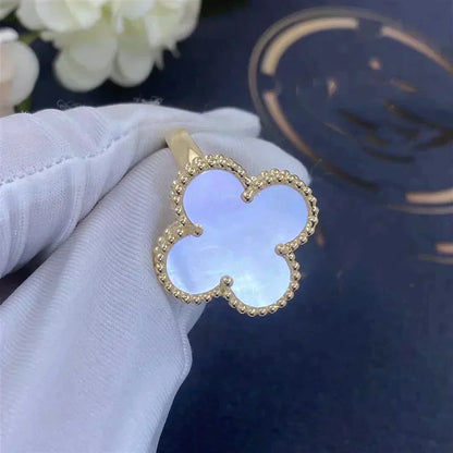 [Clover Jewelery]CLOVER WHITE MOP RING