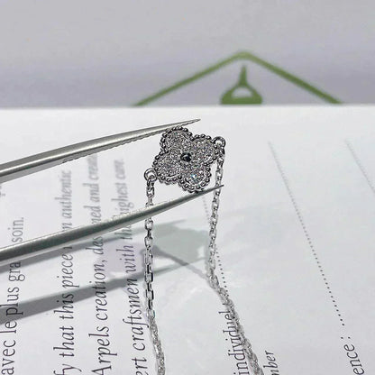 [Clover Jewelry]CLOVER EINZELNE BLUME ARMBAND SILBER