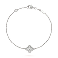 [Clover Jewelry]クローバー 一輪のブレスレット シルバー