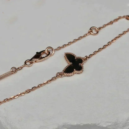 [Clover Jewelery]BUTTERFLY ONYX  BUTTERFLY BRACELET