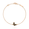 [Clover Jewelry]オニキス バタフライ ブレスレット