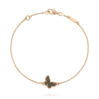 [Clover Jewelry]オニキス バタフライ ブレスレット
