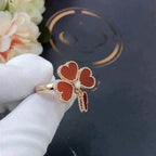 [Clover Jewelry]スイートクローバーカーネリアンリング