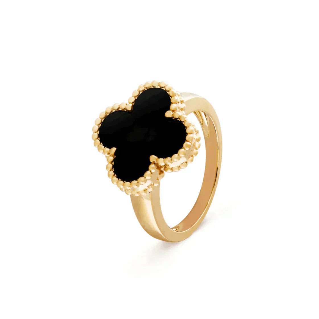 [Clover Jewelery]CLOVER ONYX RING