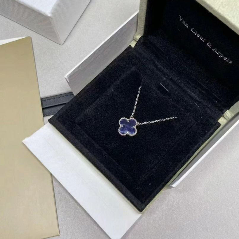 [Clover Jewelery]CLOVER 15MM PIETERSITE NECKLACE SILVER