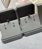 [Clover Jewelry]MOVE UNO SMALL 1 DIAMOND EARRINGS