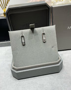 [Clover Jewelry]MOVE UNO SMALL 1 DIAMOND EARRINGS