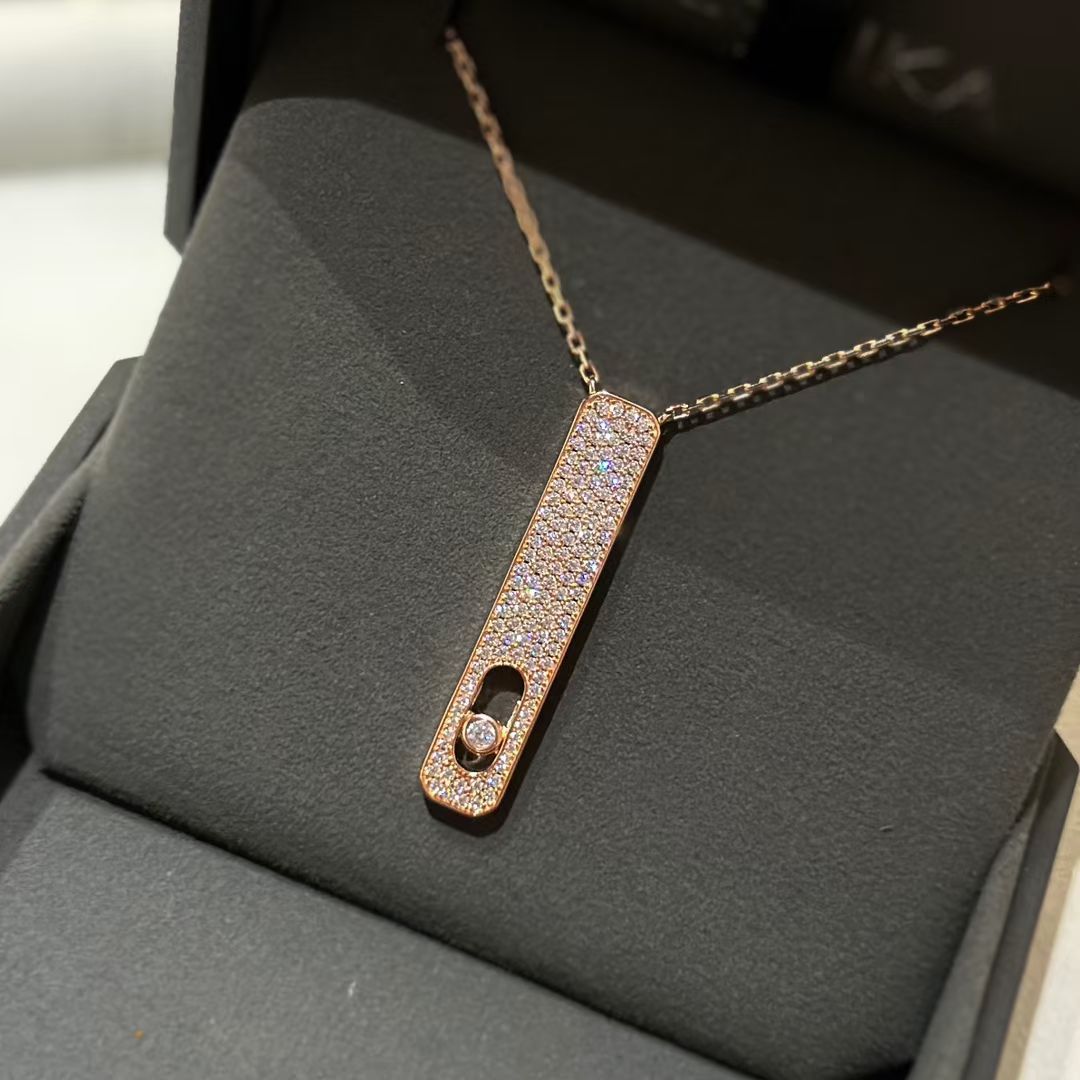 [Clover Jewelry]MY FIRST DIAMOND PAVED NECKLACE