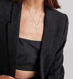 [Clover Jewelry]MY FIRST DIAMOND PAVED NECKLACE