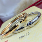 [Clover Jewelry]PANTHERE SILVER OPEN BRACELET