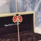 [Clover Jewelry]LUCKY SPRING 1 MOTIF PINK GOLD BRACELET