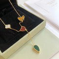[Clover Jewelry]LUCKY SPRING 4 MOTIVE ROSÉGOLD-HALSKETTE