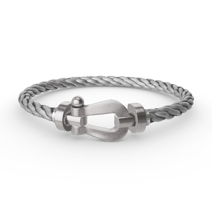 [Clover Jewelery]FORCE LARGE HORSESHOE NO DIAMOND BRACELET SILVER