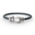 [Clover Jewelry]FORCE LARGE HORSESHOE NO DIAMOND BRACELET SILVER