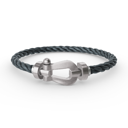 [Clover Jewelery]FORCE LARGE HORSESHOE NO DIAMOND BRACELET SILVER