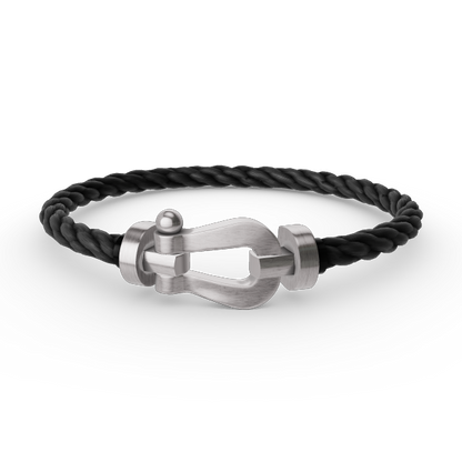 [Clover Jewelery]FORCE LARGE HORSESHOE NO DIAMOND BRACELET SILVER