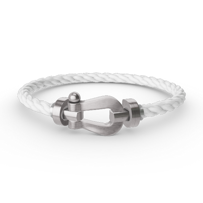 [Clover Jewelery]FORCE LARGE HORSESHOE NO DIAMOND BRACELET SILVER