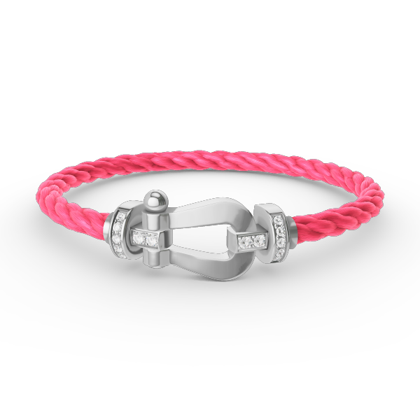[Clover Jewelry]FORCE GROSSES HUFEISEN HALBDELPHIN-ARMBAND SILBER