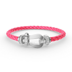 [Clover Jewelry]FORCE GROSSES HUFEISEN HALBDELPHIN-ARMBAND SILBER