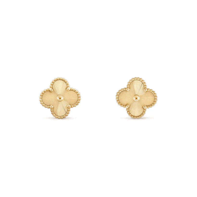 [Clover Jewelery]CLOVER MEDIUM 1 MOTIFS LASER EARRINGS