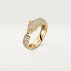 [Clover Jewelry]PANTHERE PINK GOLD DIAMOND RING