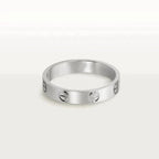 [Clover Jewelry]LOVE RING 4MM 1 DIAMOND SILVER
